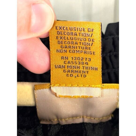 Wrangler Women’s Small Retro Black Frayed Lace Long Tie Sleeve Western Blouse - Picture 10 of 12